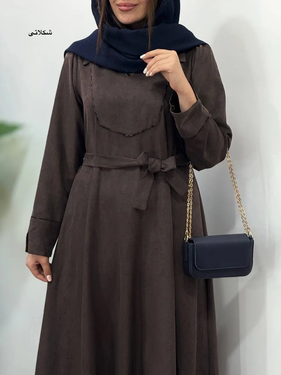 پیراهن مانتویی سیلک پناه